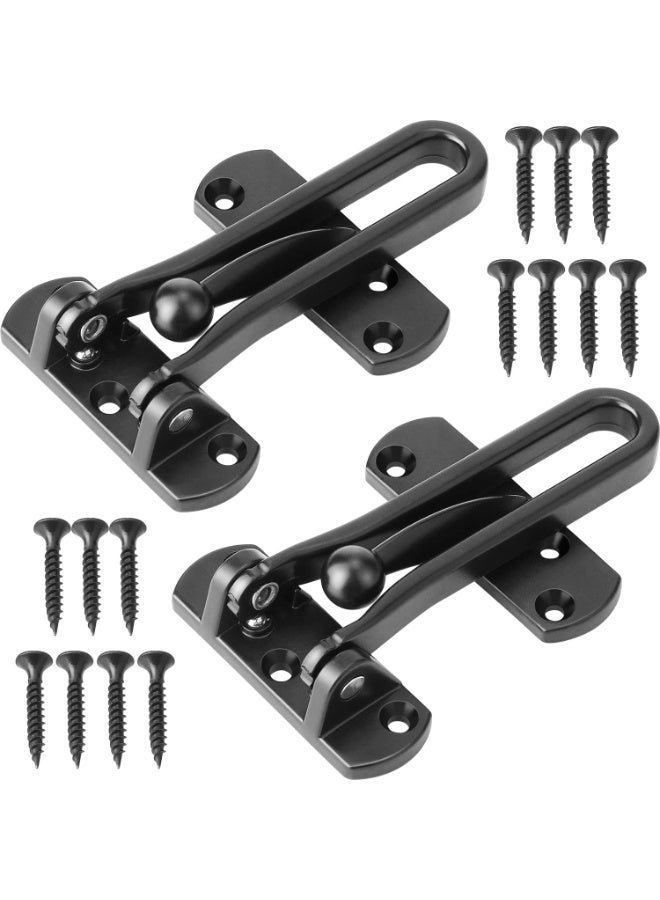 Home Security Door Reinforcement Lock | Thickened Solid 304 Stainless Steel Swing Bar Lock for Child Safety - Image 1